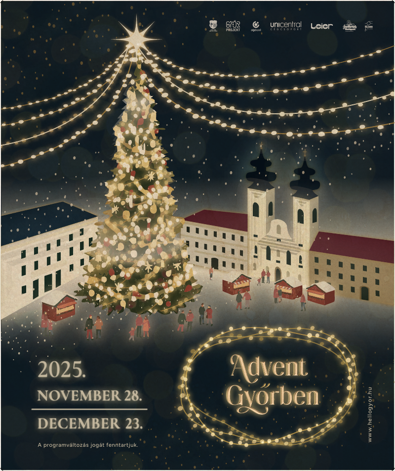 Advent Győrben 2025 - Kattints a programfüzet megtekintéséhez